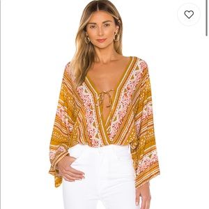 Free People Women's Metallic For You Bodysuit